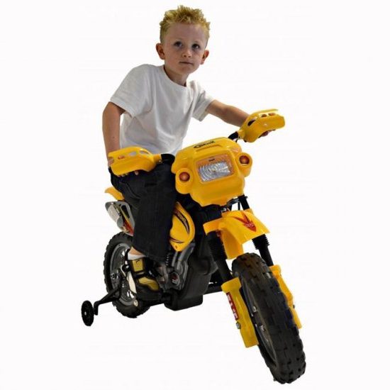 Kindermotorrad auf der Batterie