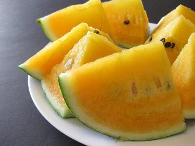 Gelbe Wassermelone - nützliche Tykvina