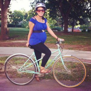 Warum schwangere Frauen nicht Fahrrad fahren können