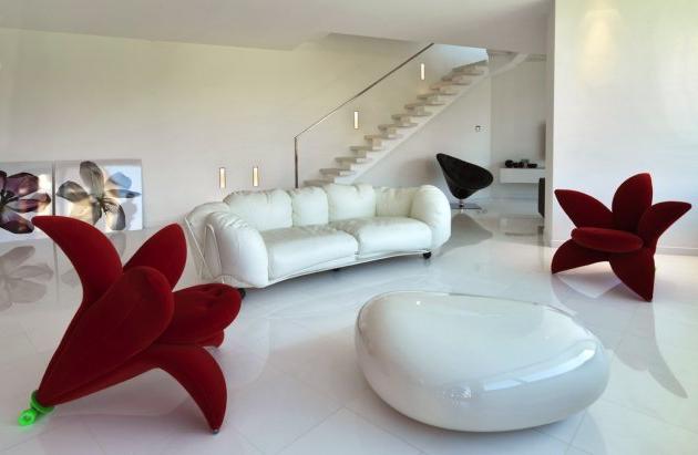 Moderne Wohnzimmermöbel - italienische Eleganz