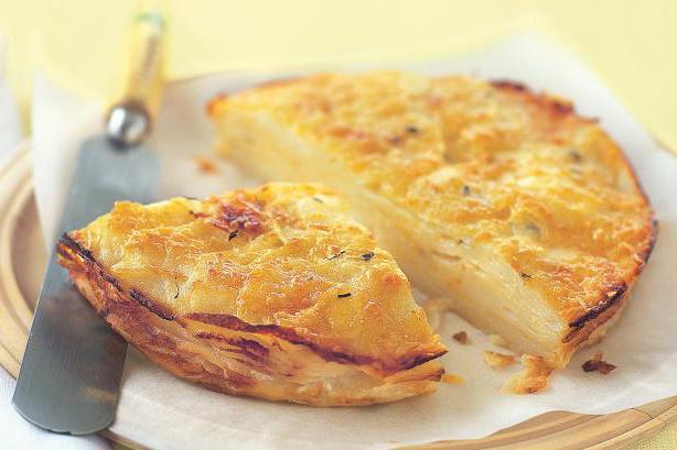 Torte mit Kartoffeln und Käse. Rezept für Ossetische Torte mit Kartoffeln und Käse