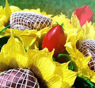 Wellpappe Crafts: Papier Sonnenblume