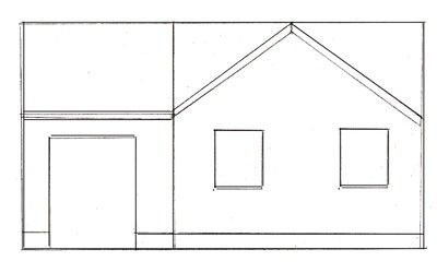 Wie man ein Haus zeichnet. Ein paar Tipps