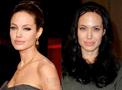 Angelina Jolie ohne Make-up