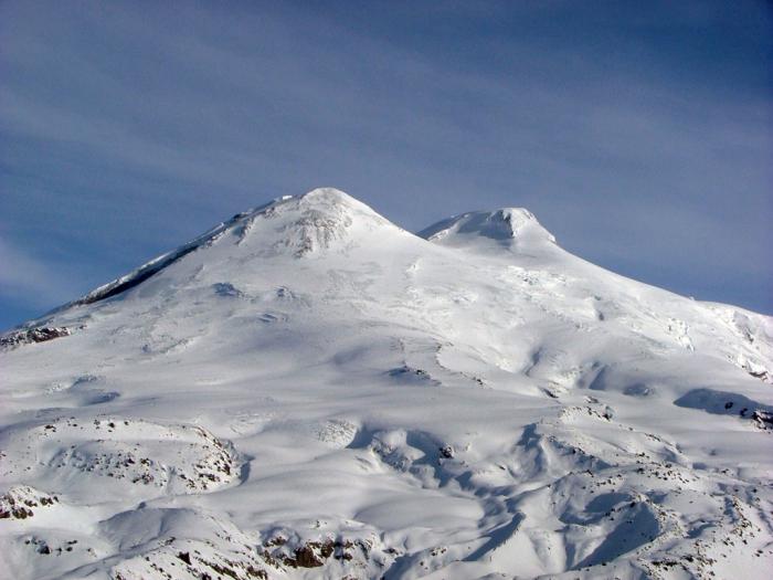 Elbrus ist der höchste Gipfel in Europa