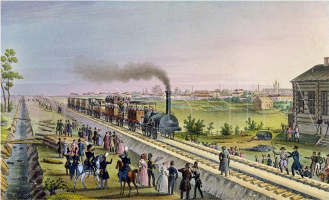 Die erste Eisenbahn der Welt. Entwicklung des Eisenbahnverkehrs