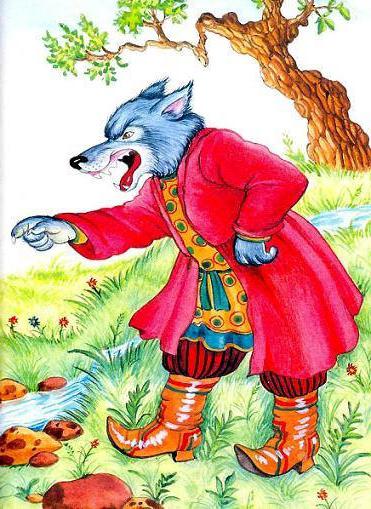 Fabel "Der Wolf und das Lamm". Reden wir über die Arbeiten von Aesop und Krylow