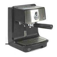Die Kaffeemaschine macht Espresso und Cappuccino