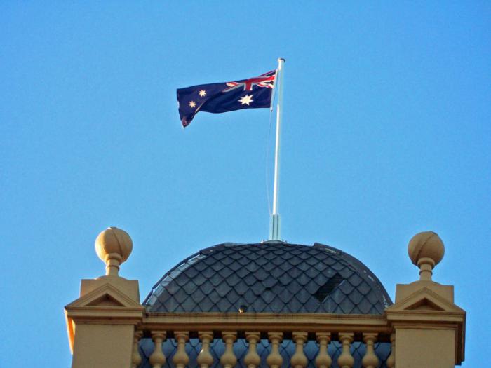 Flagge von Australien und seiner Geschichte